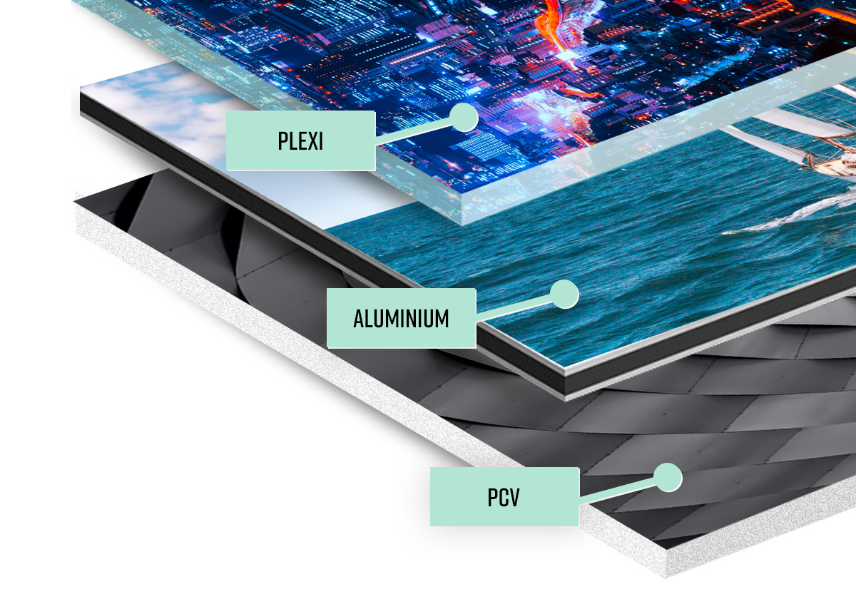 plexi, pcv, aluminium dibond, panele dekoracyjne, wallpark