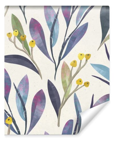 pattern with color flowers