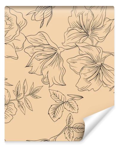 Spring Roses seampless design