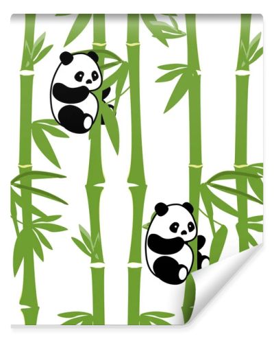 Panda pattern green