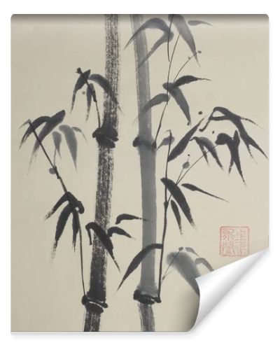 Group of bamboo trees