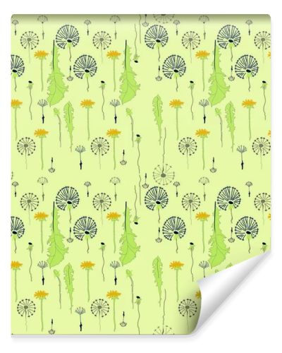 Pattern with Dandelions
