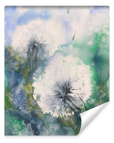 Background With Flower Dandelion