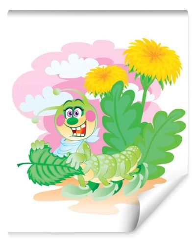 Having dinner caterpillar