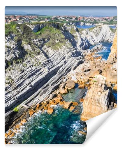 Broken coast (Costa quebrada) at Liencres, Spain