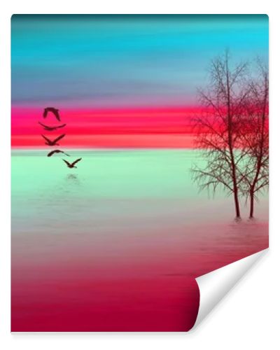 Beautiful saturated landscape