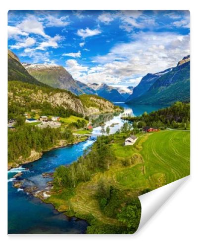 lovatnet lake Beautiful Nature Norway.