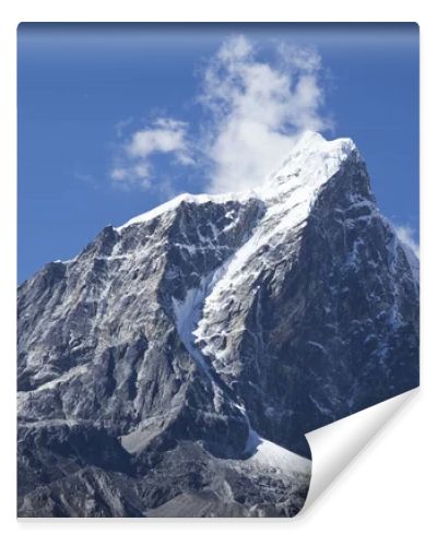 Way to Everest base camp, Khumbu valley, Sagarmatha national park, Nepalese himalayas