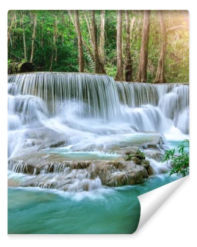 Huai Mae Khamin Waterfall level 6, Khuean Srinagarindra National Park, Kanchanaburi, Thailand