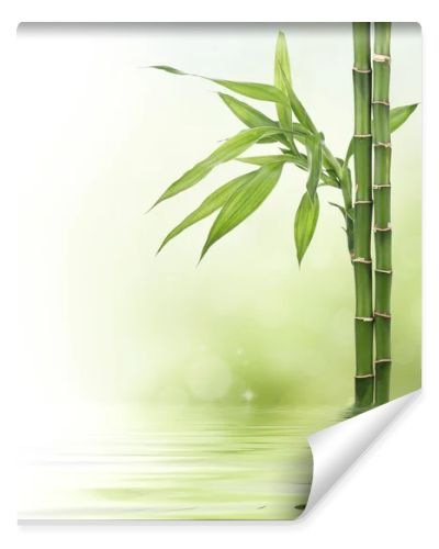 Lucky bamboo design border