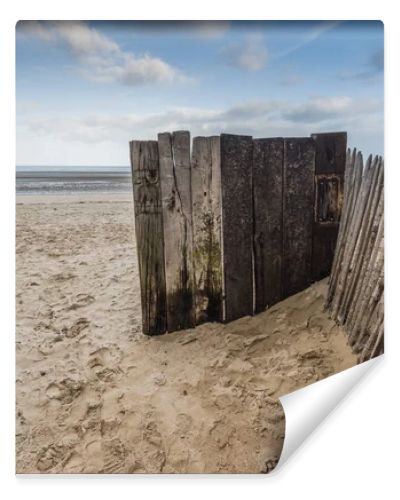 Utah Beach dunes in Normandy Wold War Two historic site