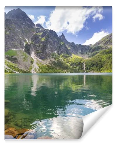 Eye of the Sea lake in Tatra mountains