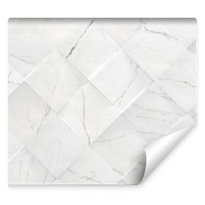 White Wide Marble Background (3d illustration)