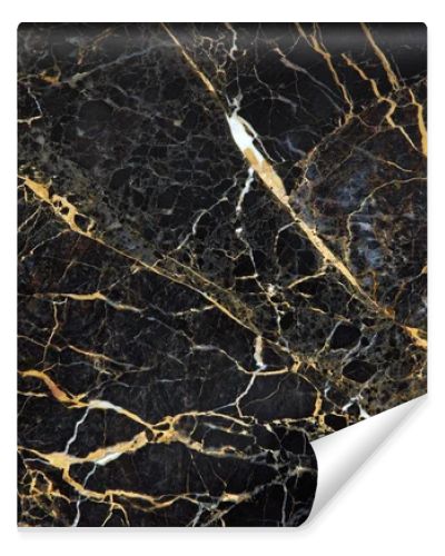 The surface of the slab of dark expensive marble with yellow and white veins is called New Portoro