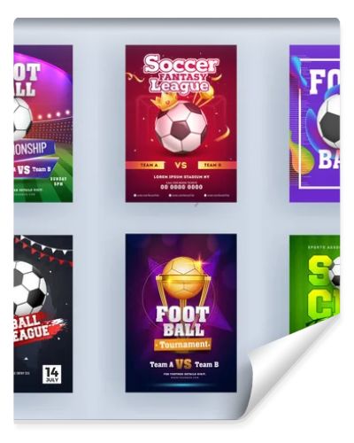 Football Championship League and Soccer Tournament Template or F