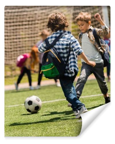 kids playing soccer