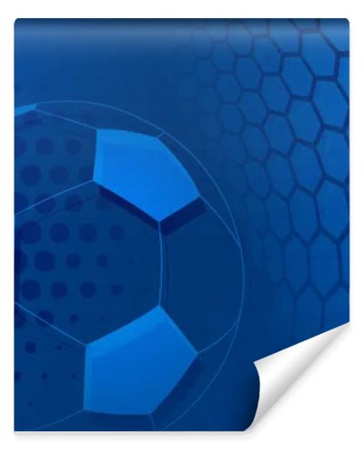 Soccer background in light blue colors