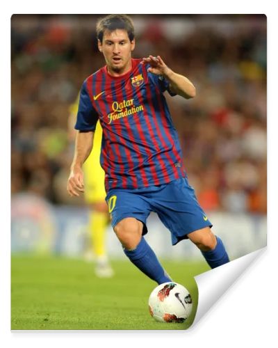 Leo Messi of FC Barcelona