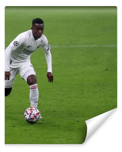 Milano, Italy. 25th November 2020. Vinicius Junior of Real Madrid Fc   during Uefa Champions League Group B  match between FC Internazionale and Real Madrid Fc .