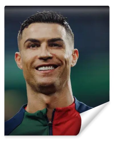 Cristiano Ronaldo during UEFA Euro 2024 qualifying  game between national teams of  Portugal and Slovakia at Estadio do Dragao, Porto. (Maciej Rogowski)