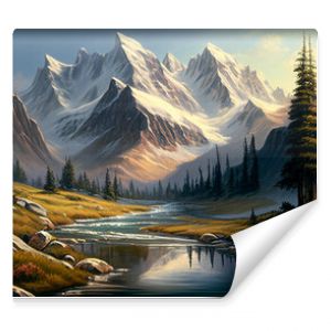 Beautiful landscape illustration