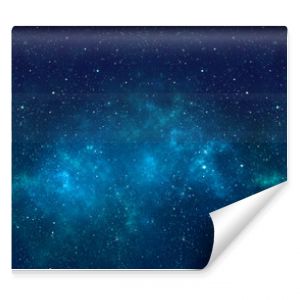Mgławica i gwiazdy na bannerze internetowym nocnego nieba Przestrzeń w tle