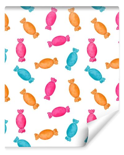 Colorful candy canes digital paper, sweets seamless pattern, kids background, textile pattern, gift packaging, wrapping paper