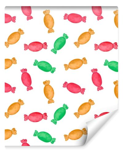 Colorful candy canes digital paper, sweets seamless pattern, kids background, textile pattern, gift packaging, wrapping paper, christmas sweets background
