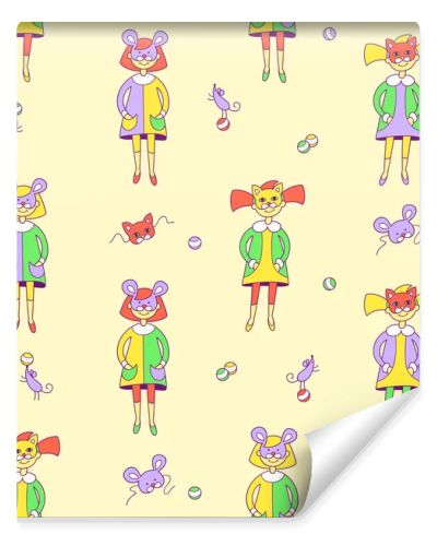 Kids in carnival dresses