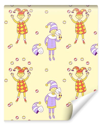 Kids in carnival dresses