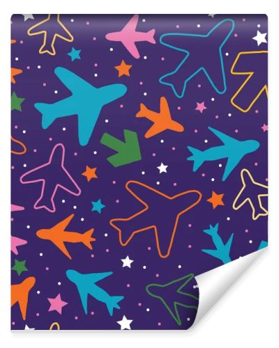 Plane and arrow pattern