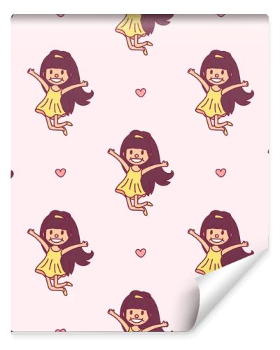 vector cartoon seamless pattern