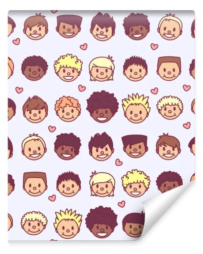 vector cartoon seamless pattern