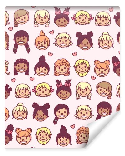 vector cartoon seamless pattern