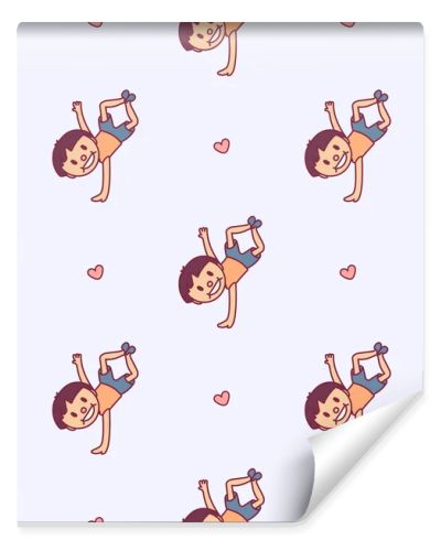 vector cartoon seamless pattern