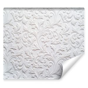 Plaster background floral pattern