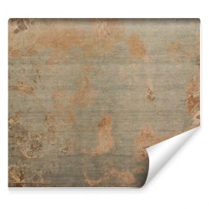 Old brown gray rusty vintage worn shabby patchwork motif tiles stone concrete cement wall texture background banner