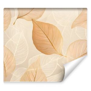 Delicate gold leaves texture