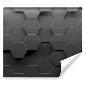 Abstract Hexagon Geometric Surface Loop 1A: light bright clean minimal hexagonal grid pattern, random waving motion background canvas in pure wall architectural white. 