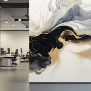 Gold abstract black marble background art paint pattern ink texture watercolor white fluid wall. Abstract liquid gold design luxury wallpaper nature black brush oil modern paper splash painting water.