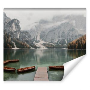 Lake Braies landscape