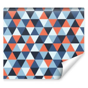 triangle seamless pattern with various colors