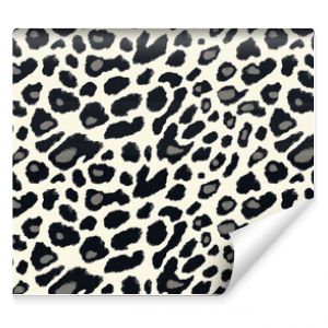 Seamless black and white animal print pattern featuring modern leopard designs versatile for teen fashion and decor