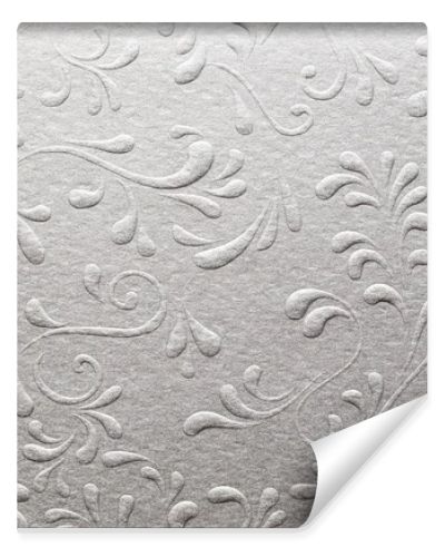Cardboard with floral pattern