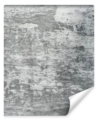 Textured stone gray wall. Peeling paint on the cement surface. 