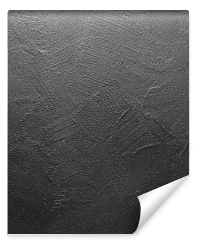 Uneven surface of plastered wall - black background or texture
