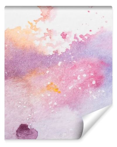 colorful watercolor stains