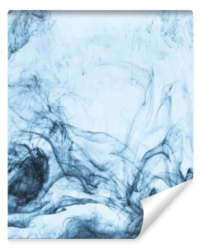 background with swirls of blue paint in water