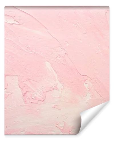 Photo of creative bright textured background in pink and white grunge colors, backdrop
