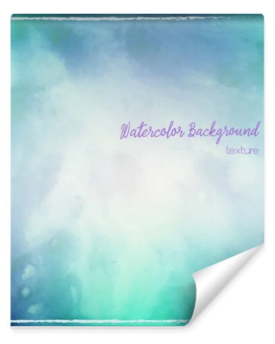Watercolor texture greenish-blue.